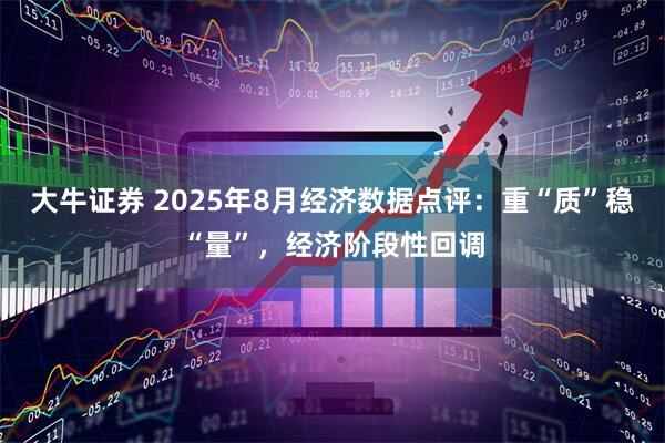 大牛证券 2025年8月经济数据点评：重“质”稳“量”，经济阶段性回调